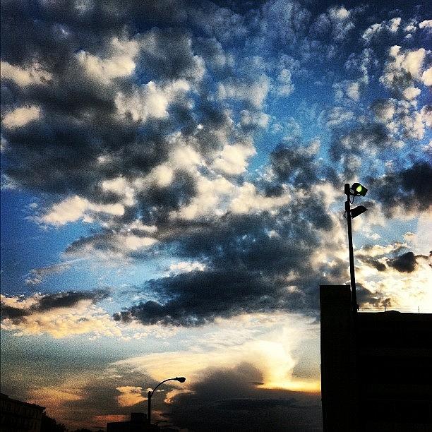 Sunset Photograph - More #cloud Contributions, People Love by Shawn Who