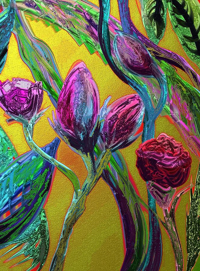 Flowers Still Life Painting - More flower art by Karen Harding