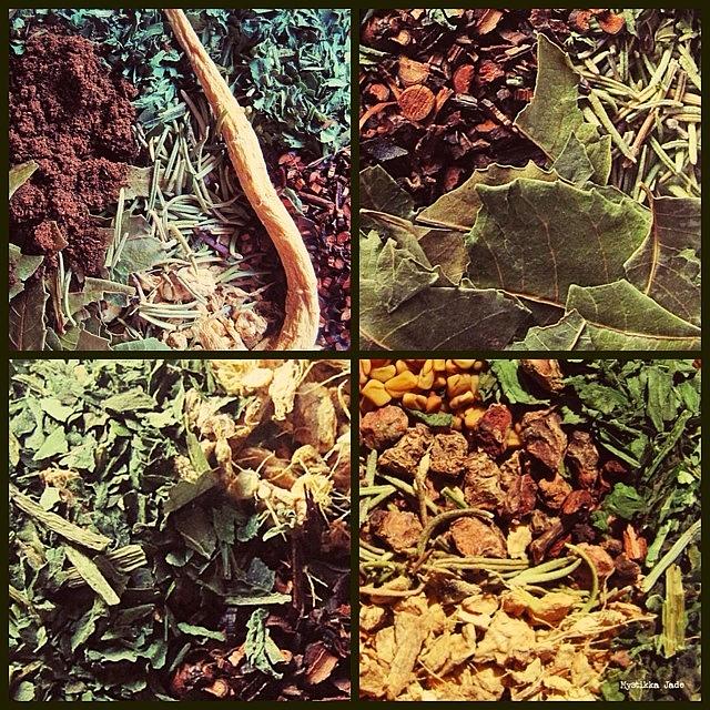 Tea Photograph - More Of My Older Images. #herbs #roots by Mysti Jade