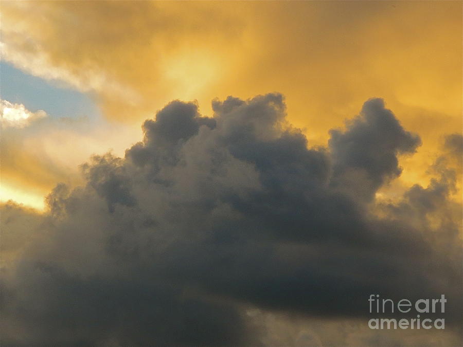 More Ominous Clouds Photograph by Robert Birkenes