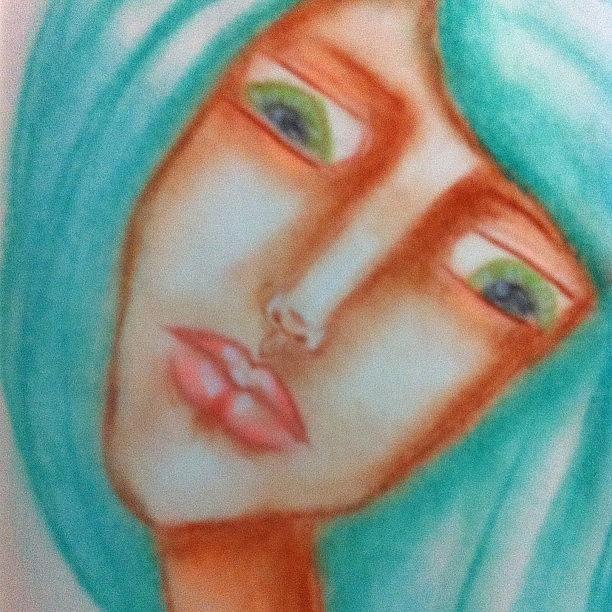 More Pastel Work In My Art Journal Photograph by Delisa Carnegie