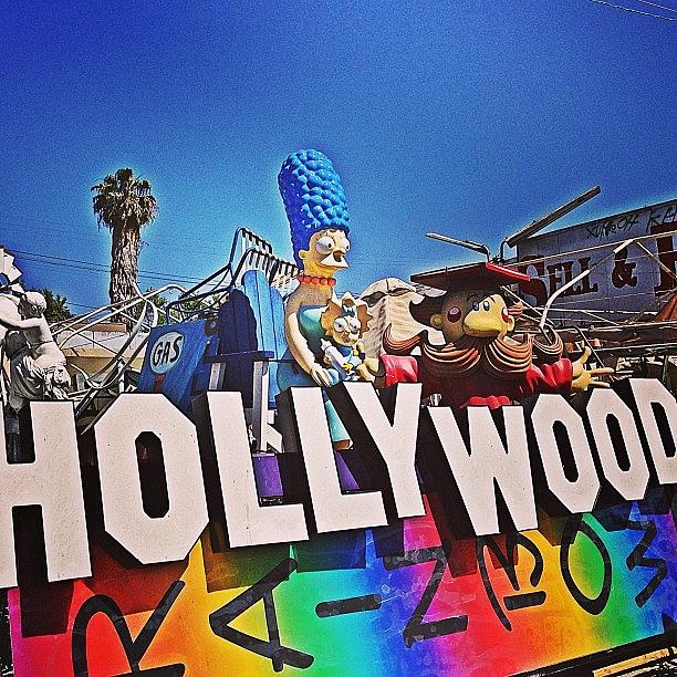 Hollywood Photograph - More Props #props #labrea #la #travel by Emily Hames