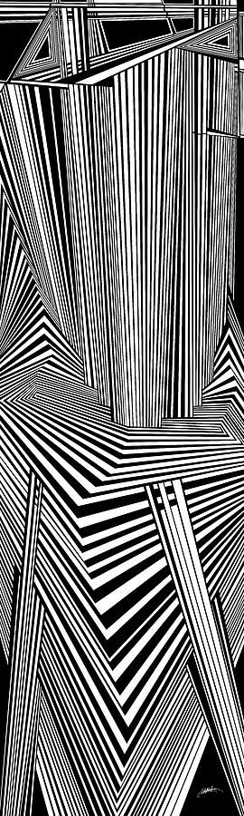 Optical Illusion Painting - More Than Conspiracies by Douglas Christian Larsen
