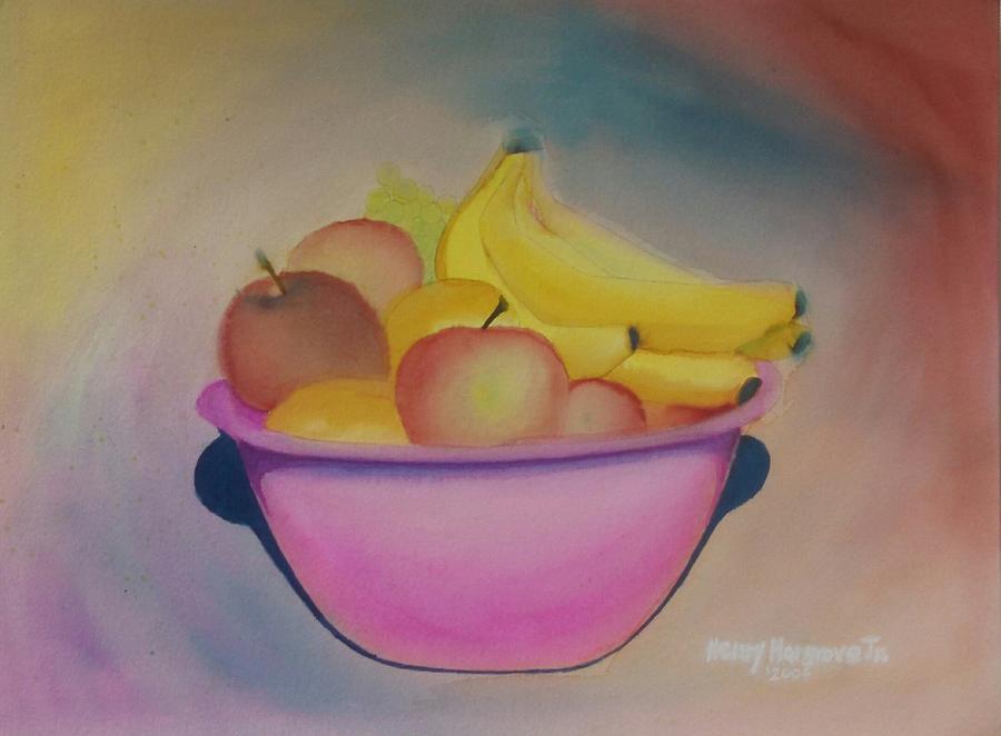 Bowl Of Fruit Painting - More than enough by Henry Hargrove Jr