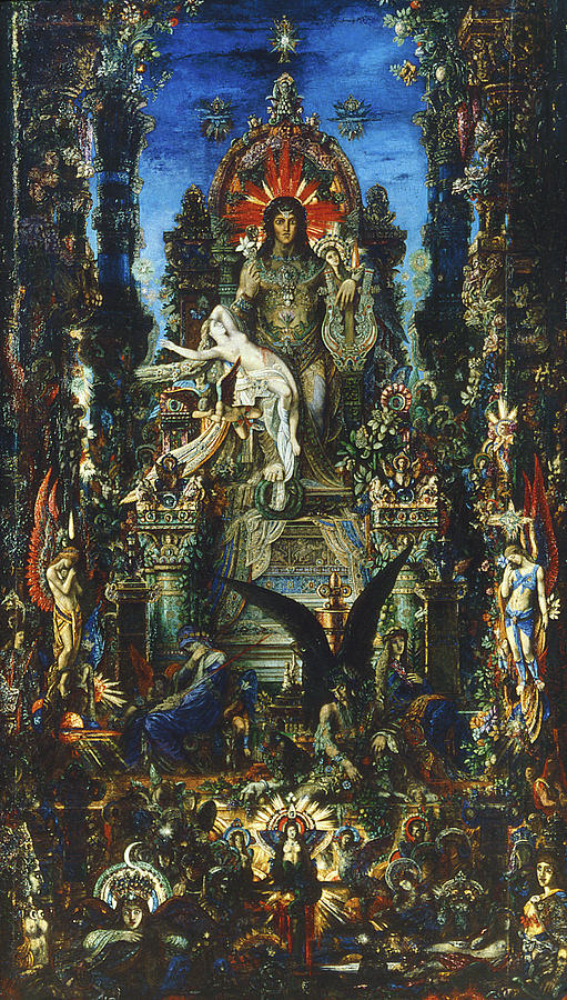 Moreau Jupiter & Semele Painting by Granger