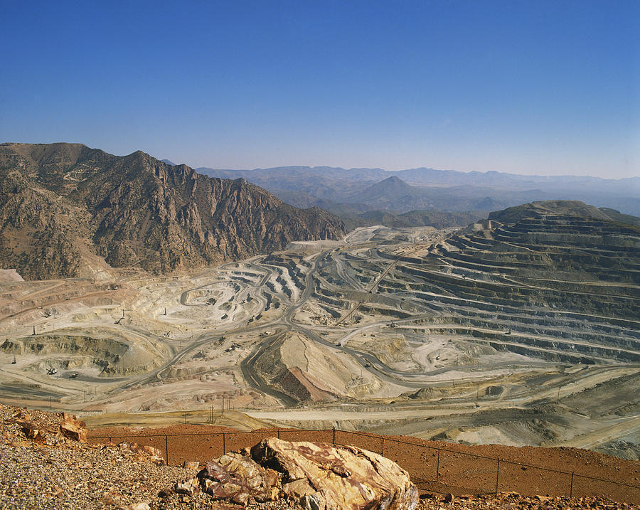 Morenci Copper Mine, Arizona Photograph by Charlie Ott