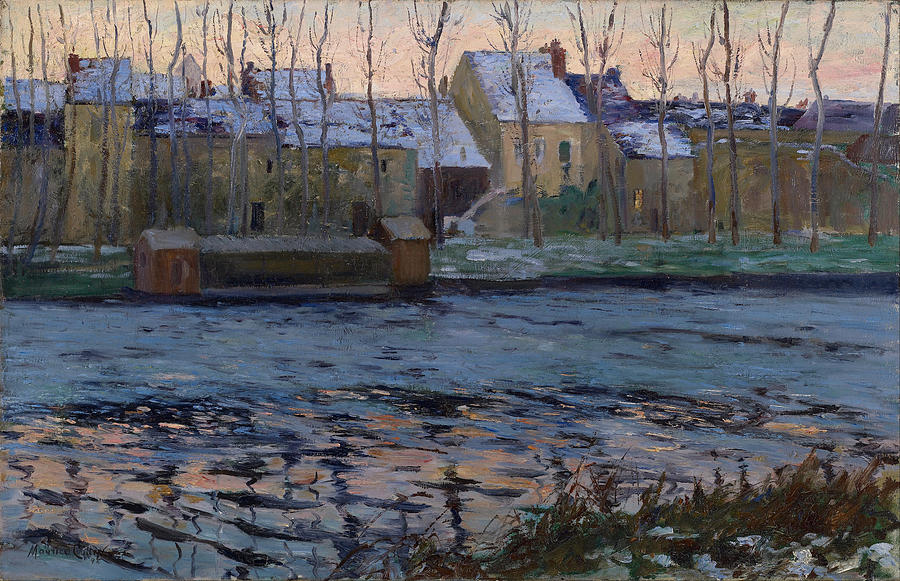 Moret. Winter Painting by Maurice Cullen