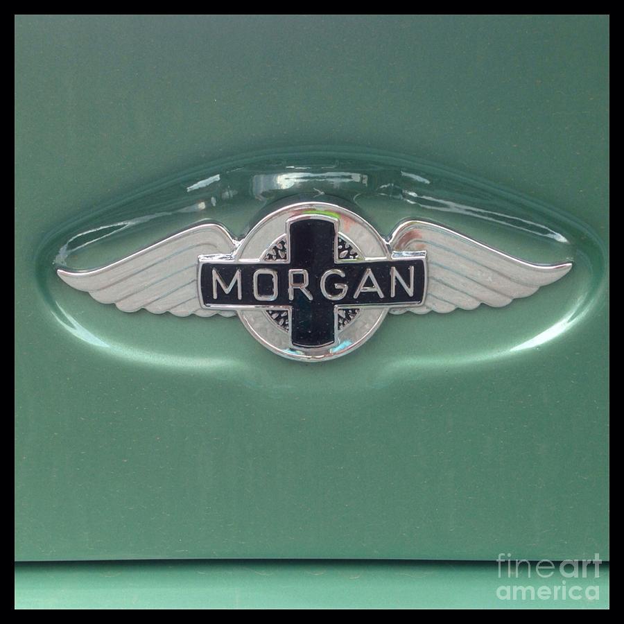 Morgan Car Emblem Photograph by Susan Garren
