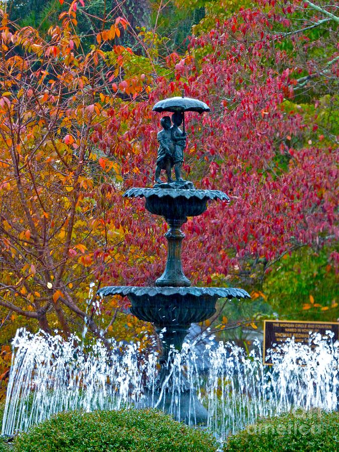 Morgan Fountain Photograph by Jean Wright