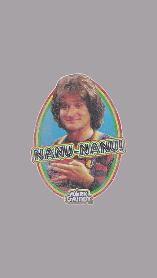 Robin Williams Digital Art - Mork And Mindy - Nanu Nanu by Brand A