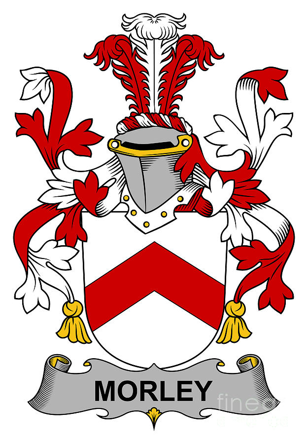 Morley Coat Of Arms Irish Digital Art by Heraldry