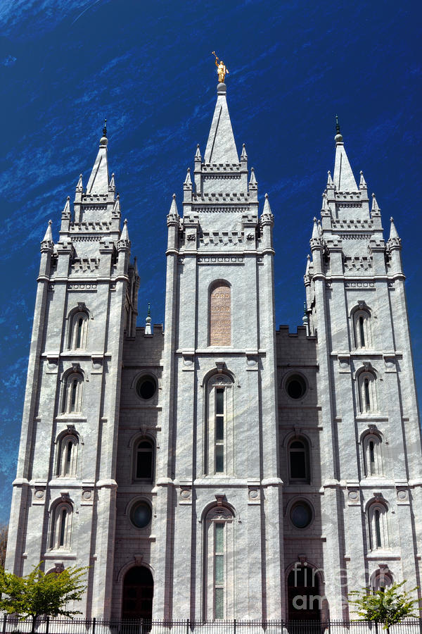 Mormom Church In Utah Photograph by Charline Xia