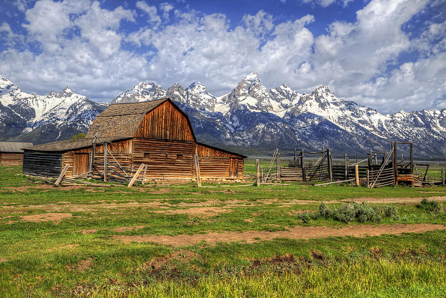 Grand Teton National Park Photograph - Mormon Barn - Grand Teton National Park by Douglas Berry