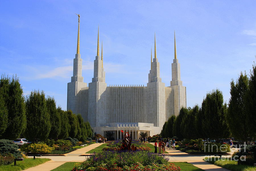 Mormon Temple Dc Photograph by Patti Whitten