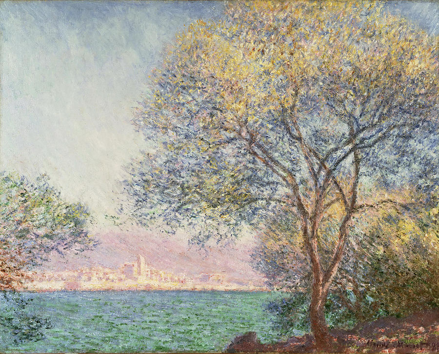 Claude Monet Painting - Morning at Antibes by Claude Monet