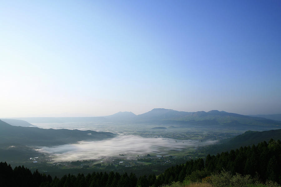 Nature Photograph - Morning At Aso Valley by Tomosang