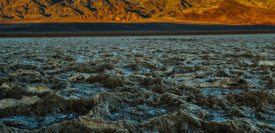 Morning at Badwater Photograph by George Buxbaum