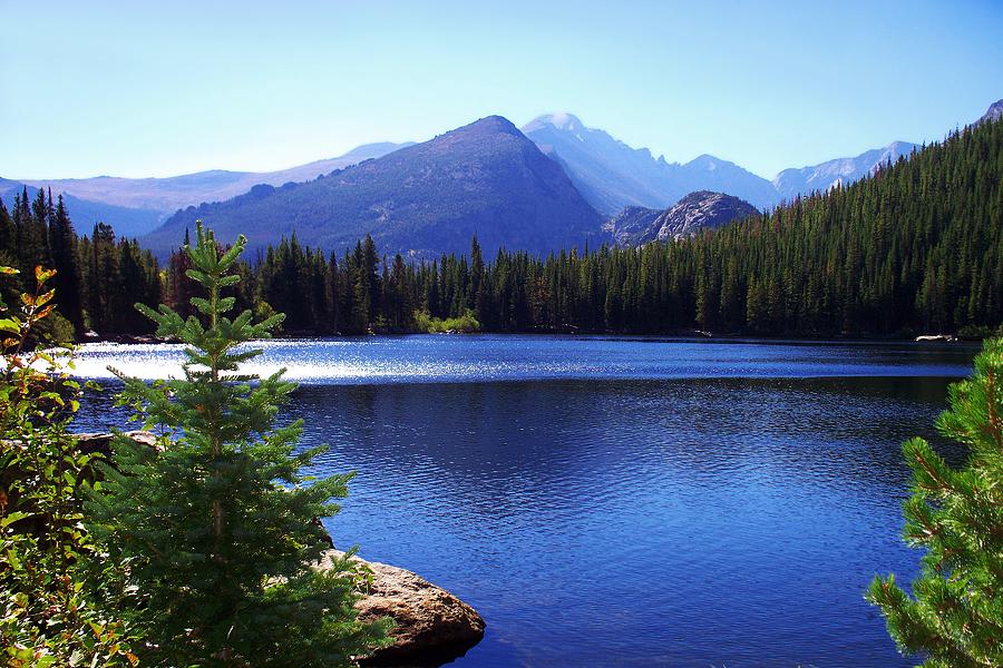 Landscape Photograph - Morning At Bear Lake In Rocky Mtn. Nat. Park by Terril Heilman