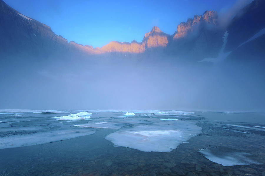 Morning At Iceberg Lake Photograph by Piriya Photography