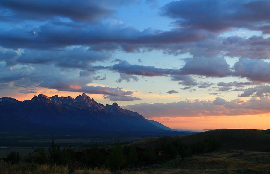 Morning at the Grand Tetons Photograph by Catie Canetti