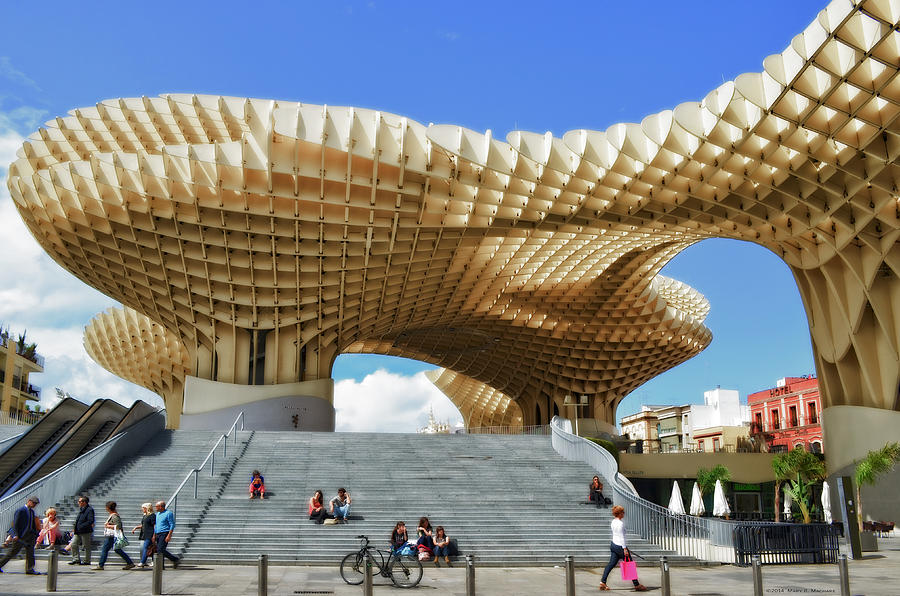 Morning at the Metropol Parasol Photograph by Mary Machare