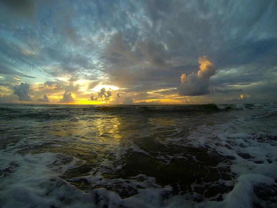 Beach Photograph - Morning Beach Sunrise by Jeff D