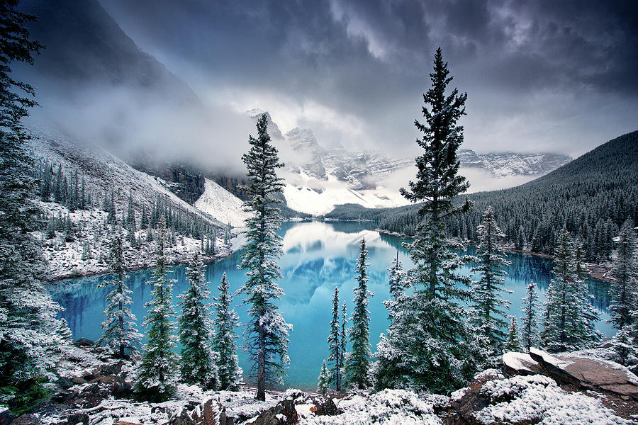 Moraine Photograph - Morning Blues by Trevor Cole
