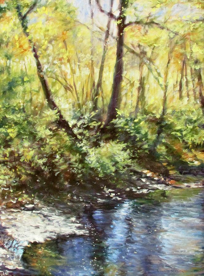 Morning by the River Painting by Bonnie Mason