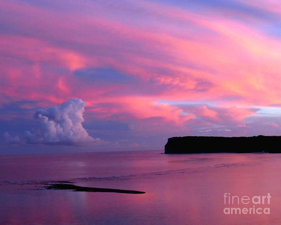 Morning Calm - Tumon Bay Guam Photograph by Scott Cameron