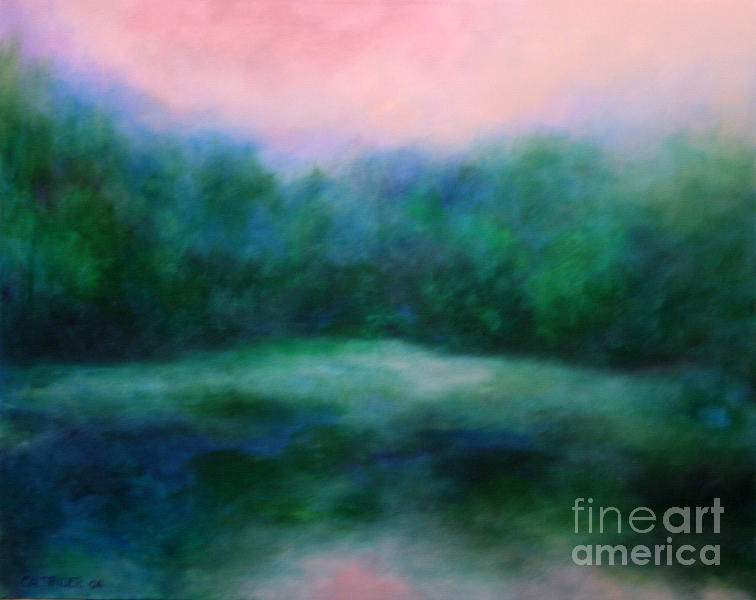 Morning Calm Painting by Alison Caltrider