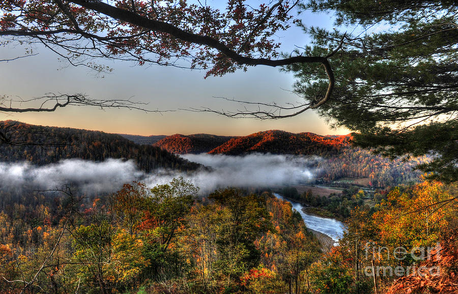 Morning cheat river valley Photograph by Dan Friend