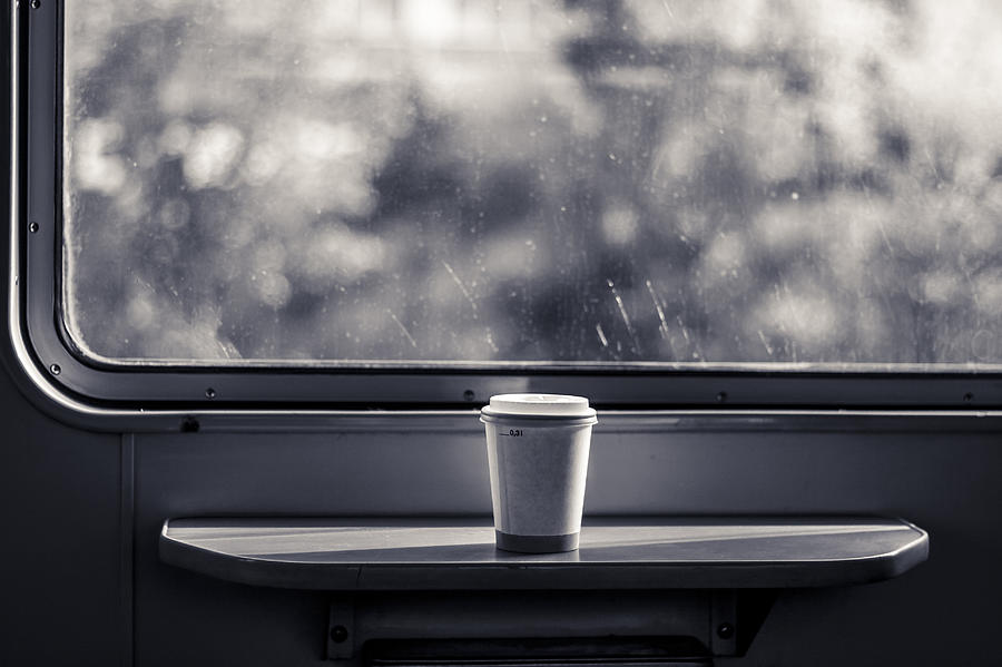 Morning Coffee On The Train Photograph by Ben Gomes