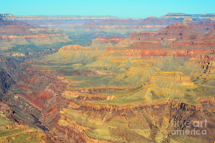 Morning Colors of the Grand Canyon Inner Gorge Photograph by Shawn OBrien