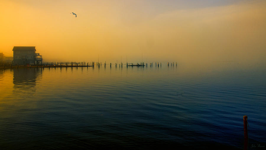Morning Comes on the Bay Photograph by John Rivera