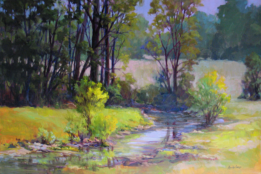 Morning Creek Painting By Marsha Savage - Fine Art America