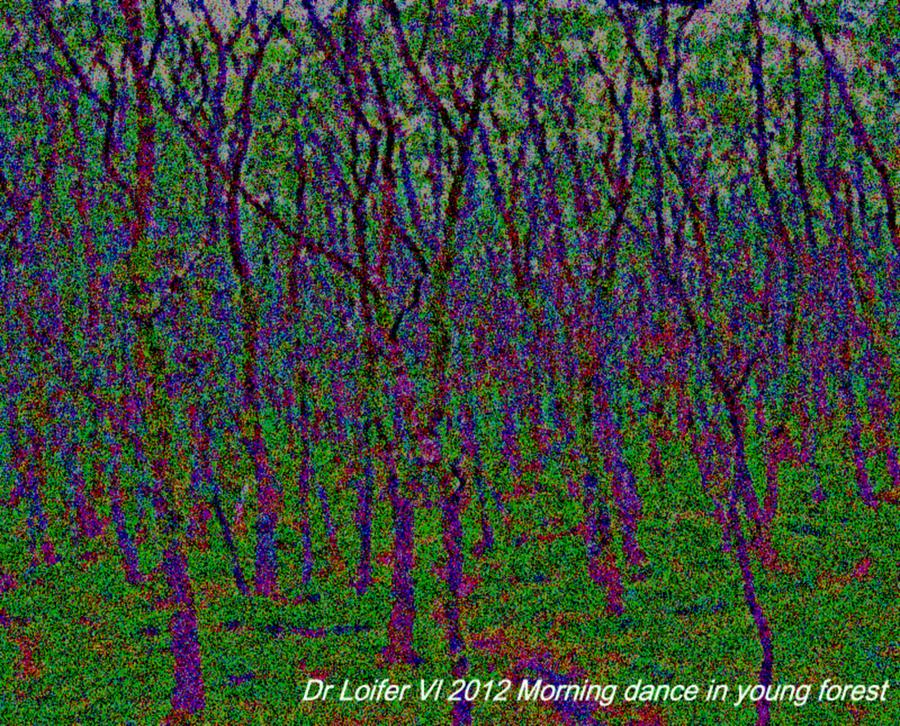 Morning dance in young forest Digital Art by Dr Loifer Vladimir