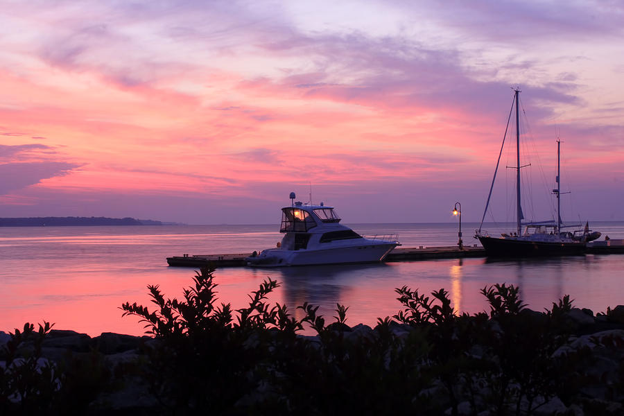 Boat Photograph - Morning Delight Before Sunrise by Ola Allen