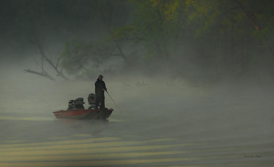 Morning Fisherman Photograph by Everet Regal