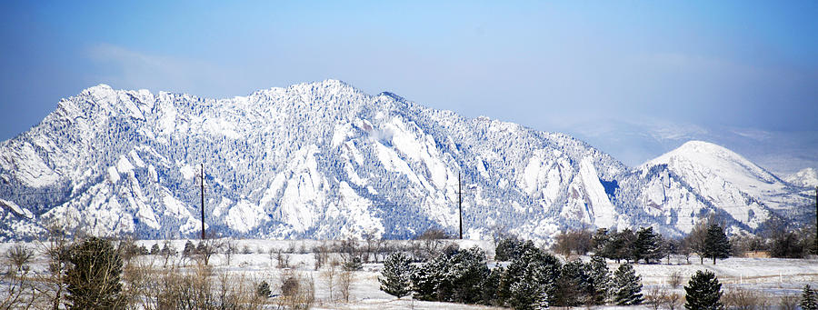Morning Flatirons Photograph by Marilyn Hunt