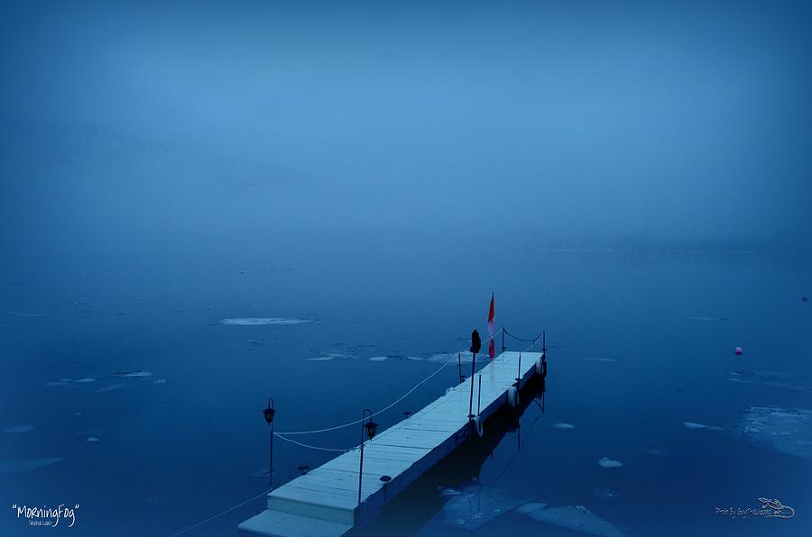 Morning Fog 001 - Skaha Lake 03-06-2014 Photograph by Guy Hoffman