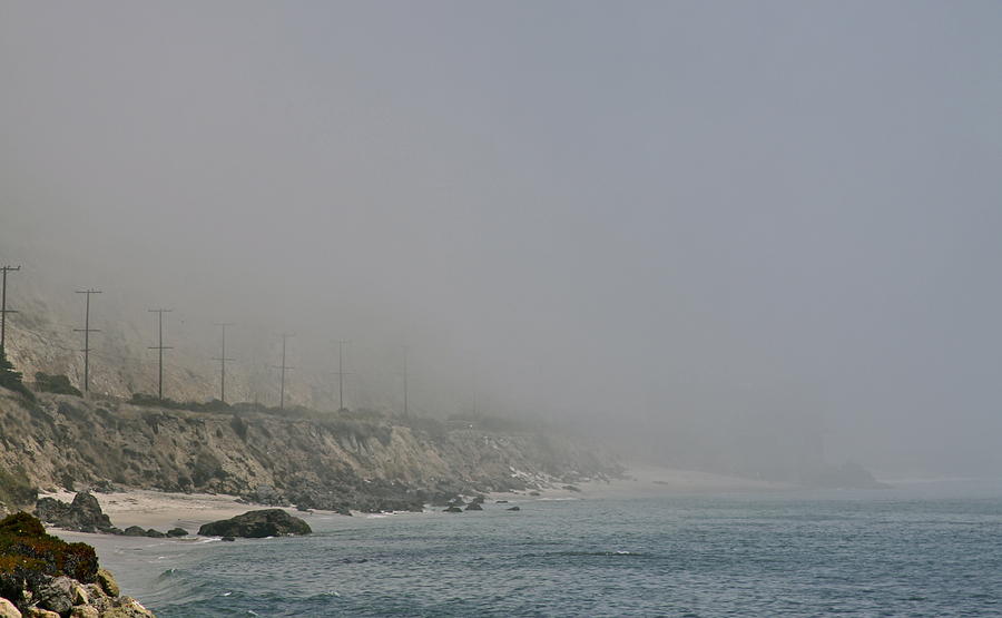 Morning Fog along Pacific Coast Highway    Photograph by Maureen J Haldeman