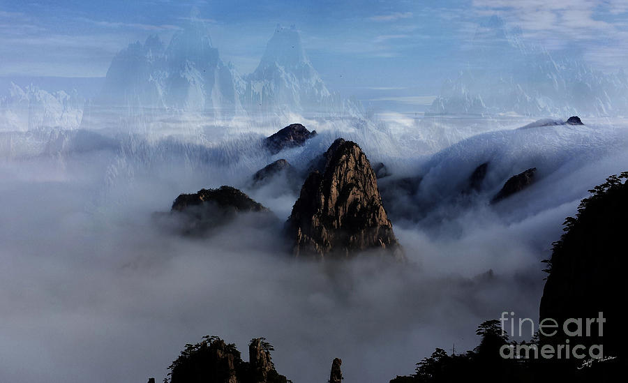 Morning Fog China Mountains Photograph by Heinz G Mielke