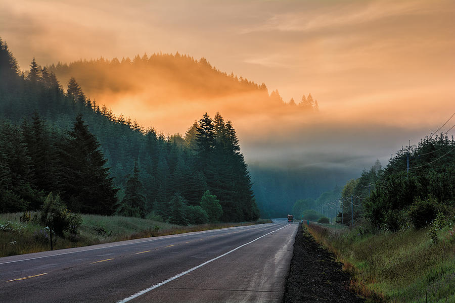 Morning Fog in Oregon Photograph by Michael Ash