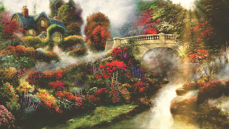 paint like thomas kinkade