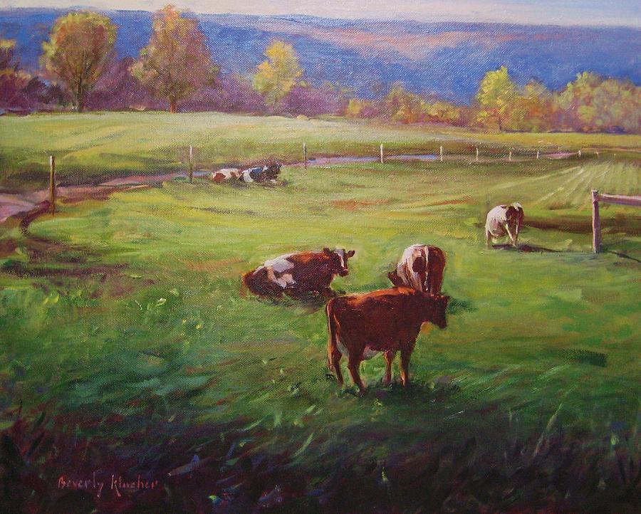 Morning Get-To-Gether Painting by Beverly Klucher - Fine Art America