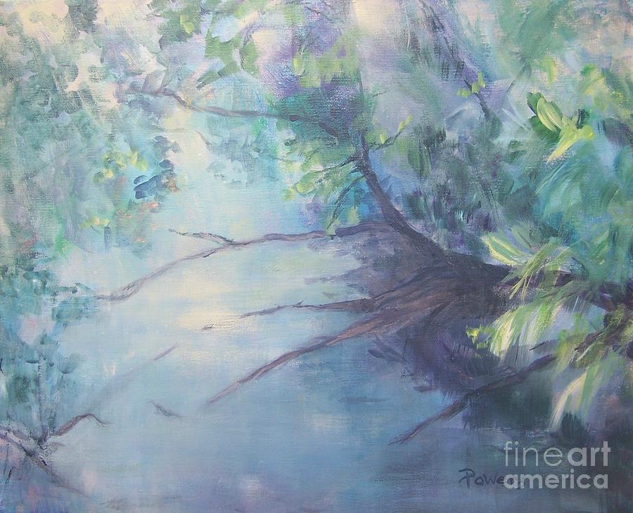 Morning Glory Painting by Mary Lynne Powers