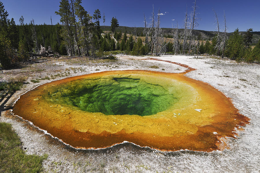 Morning Glory Pool Photograph by Frank Burhenn - Fine Art America