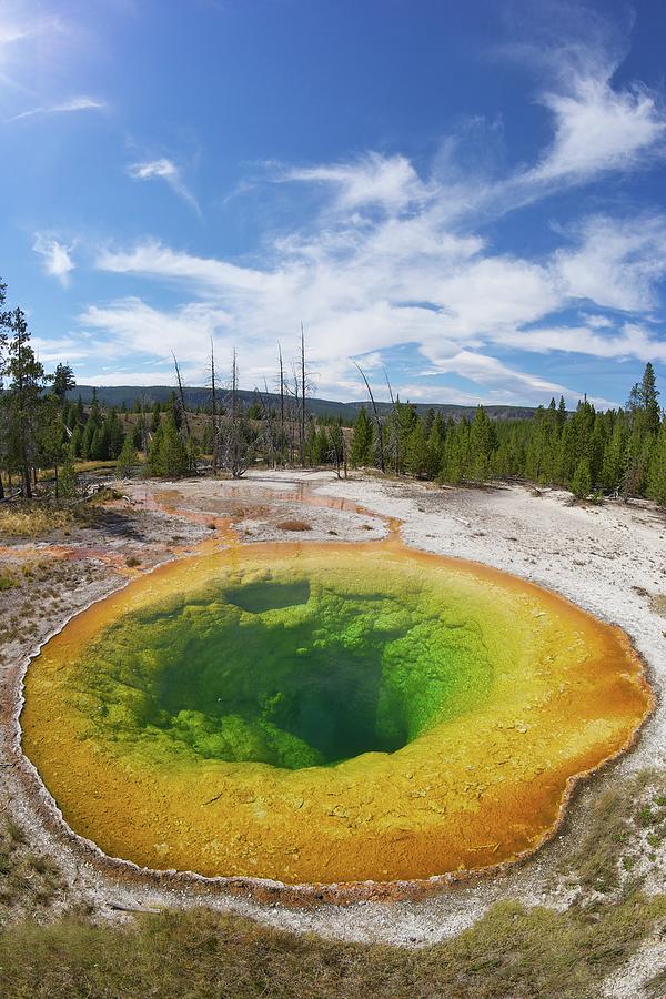 Morning Glory Pool, Upper Geyser Basin Photograph by Peter Barritt ...