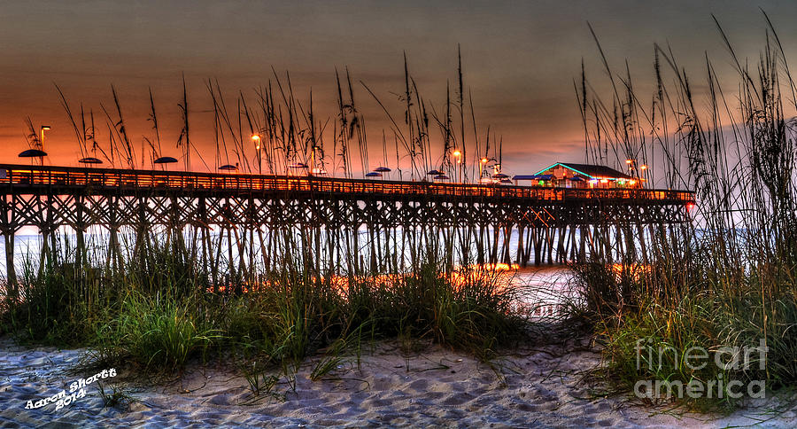 Pier Photograph - Morning Glow by Aaron Shortt