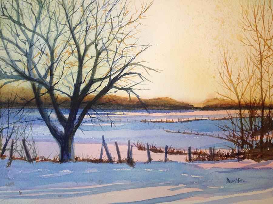 Morning Glow Painting by Judy Fischer Walton